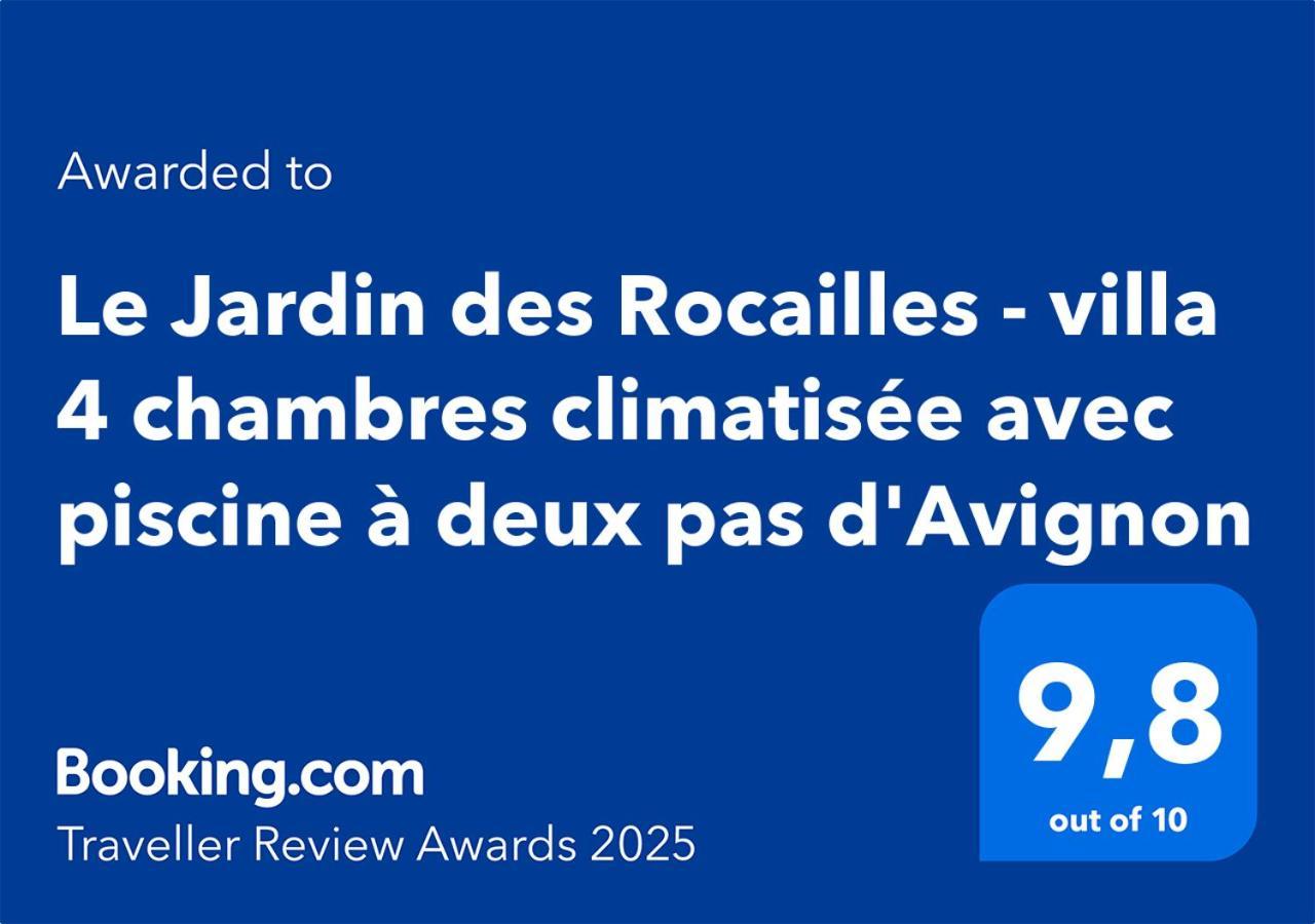 Le Jardin Des Rocailles - Villa 4 Chambres Climatisee Avec Piscine A Deux Pas D'Avignon Villeneuve-lès-Avignon Buitenkant foto